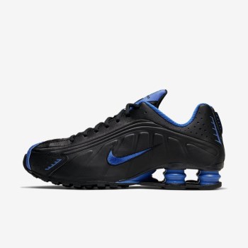 Nike Shox R4 - Férfi Utcai Cipő - Fekete/Királykék